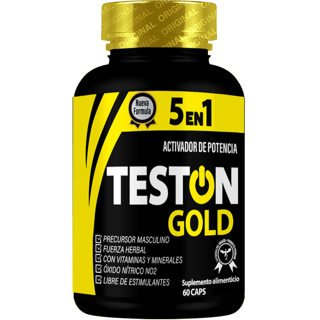 Muscle Goodnes Teston Gold 5 en 1 60 caps.